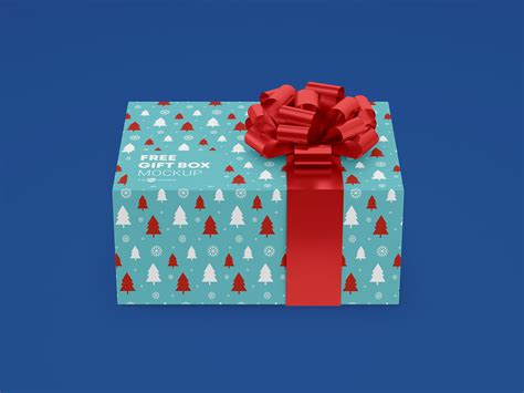 Free Gift Box Packaging Mockup PSD Set - Good Mockups