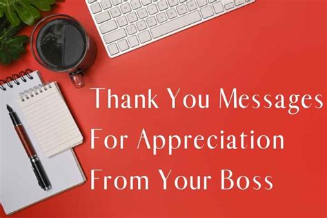 25 Thank You Messages For Appreciation From Your Boss