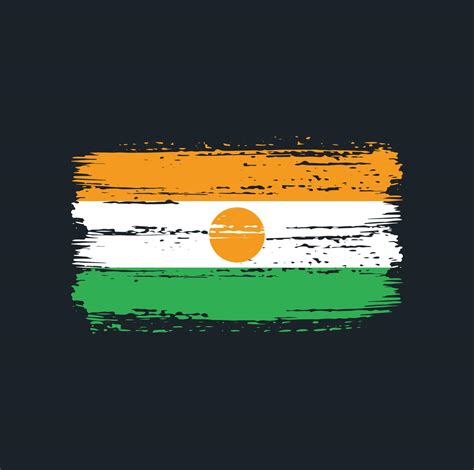 Niger Flag Brush Strokes. National Flag 6738538 Vector Art at Vecteezy