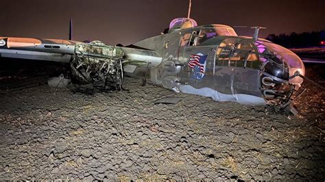 WW2 era bomber crashes near Stockton airport | abc10.com
