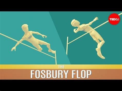 The physics behind the modern high jump "Fosbury Flop" : olympics