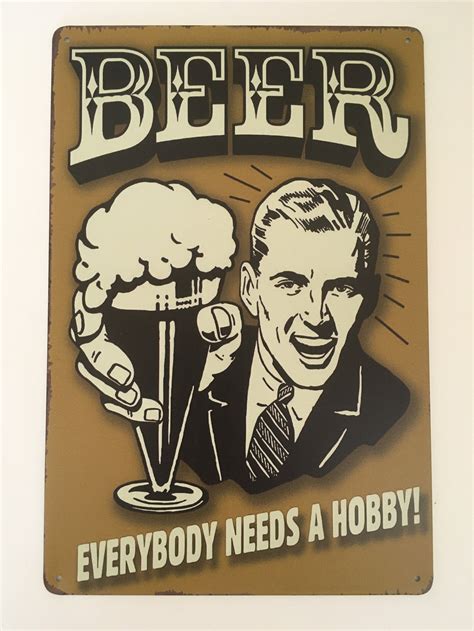 Vintage Metal Signs Wall Decor Beer Bar Plaque Pub Poster Club - Etsy