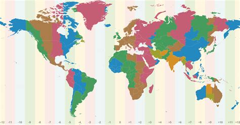 Mapa de Fusos Horários – a hora exata em qualquer lugar no mundo em um clique! | Dayspedia