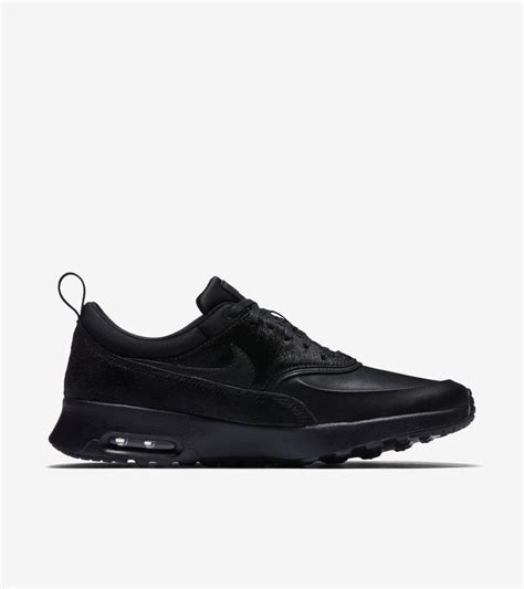 Women's Nike Air Max Thea Premium 'Triple Black'. Nike⁠+ Launch