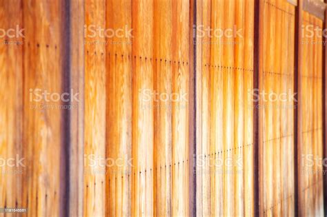 Detail Of Japanese Wood Wall Paneling Stock Photo - Download Image Now ...