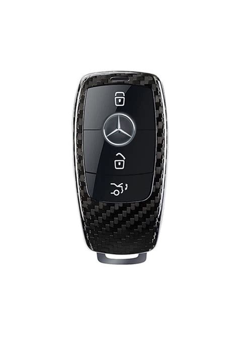 Mercedes-benz Key Cover Carbon Fibre Pattern A-class, E-class, C-class ...