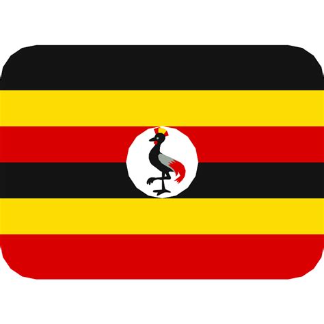 Flag For Flag Uganda Vector SVG Icon - SVG Repo