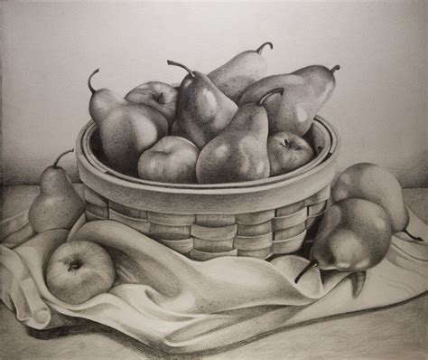 Fruit Bowl Drawing at GetDrawings | Free download