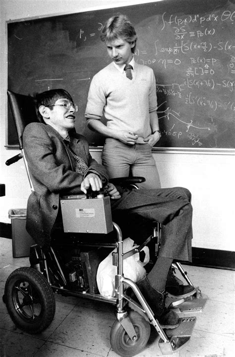Stephen Hawking Before Wheelchair