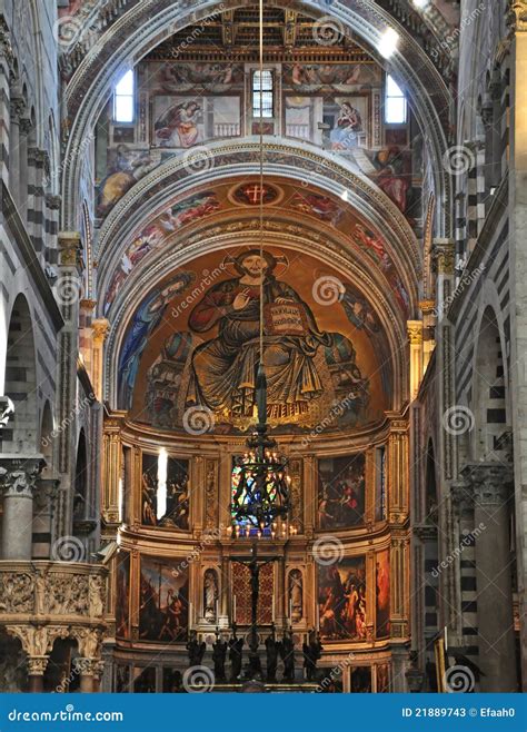 Interior Of Cathedral At Pisa Stock Photos - Image: 21889743