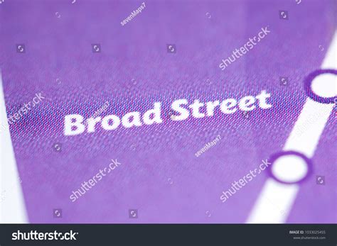 Broad Street Station Birmingham Metro Map Stock Photo 1033025455 | Shutterstock