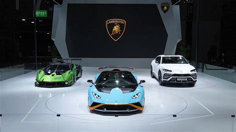 Shanghai Motor Show 2021: preview of three Lamborghinis