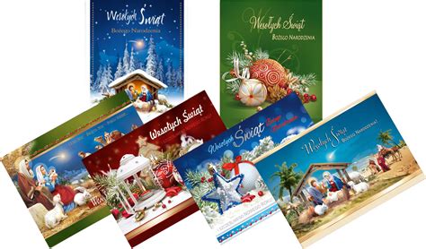 Mixed Polish Christmas Greeting Cards, Set of 6 | Taste of Poland