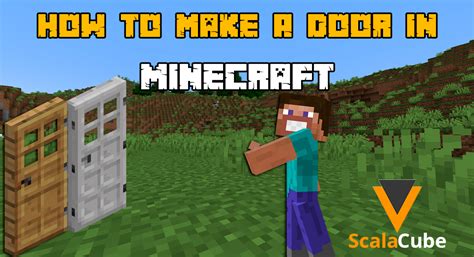 How to Make a Door in Minecraft - Scalacube