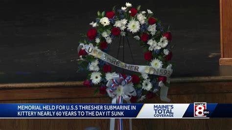 Sailors lost on USS Thresher remembered in memorial service nearly 60 years after sinking