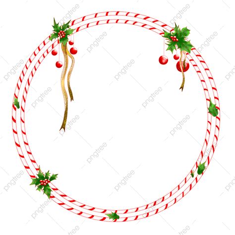 Sugar Cane PNG Image, Christmas Cane Sugar Circle Frame Pattern, Christmas, Cane Candy ...