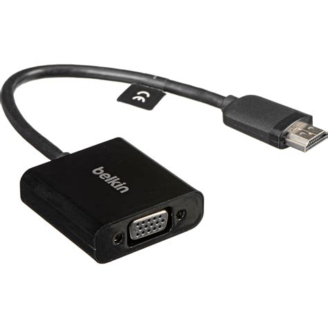 Belkin HDMI Male to VGA Female Adapter with Audio F2CD058 B&H