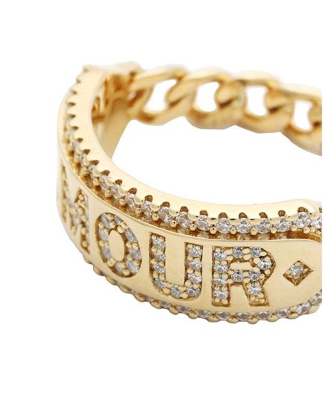 Apm Monaco Ring in Gold (Metallic) - Lyst