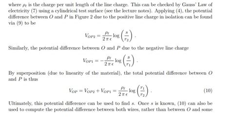 Solved 2 The capacitance of two parallel wires 2.1 Replacing | Chegg.com