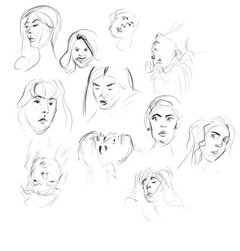 5 minute faces : r/sketches