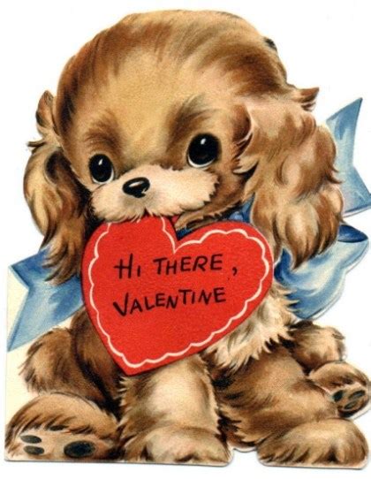 Vintage Dog Pictures for Valentines Day