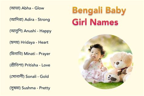 Most Popular Bengali Baby Girl Names With Meaning | eduaspirant.com