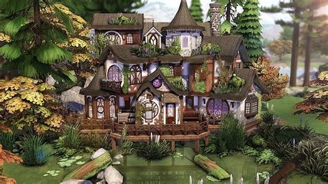 Swamp Witch House 🧙🏼‍♀️🌿 | The Sims 4 - Speed Build (NO CC) - YouTube