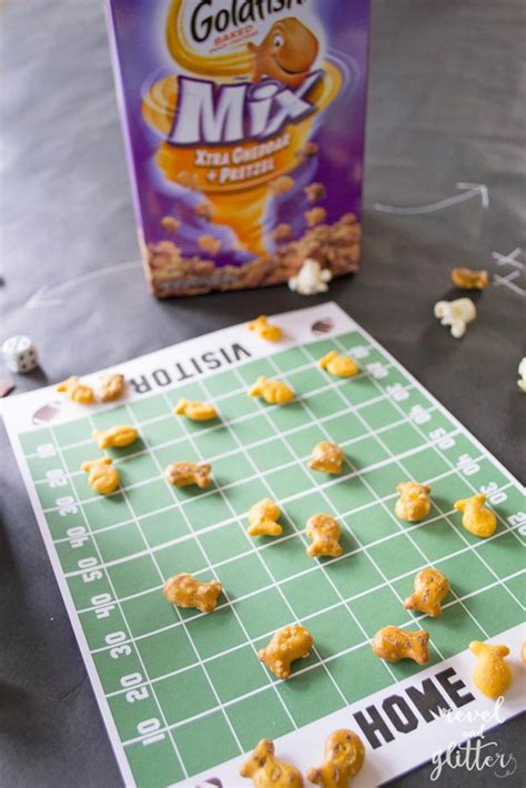 '4th and Gold' Goldfish® Crackers Game - Revel and Glitter