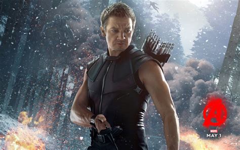 Jeremy Renner as Clint Barton / Hawkeye: Avengers: Age of Ultron ...