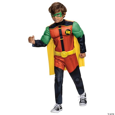 Kids Classic Muscle Batwheels Robin Costume | Halloween Express