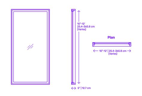 Fixed Window - Rectangle Dimensions & Drawings | Dimensions.com