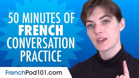 50 Minutes of French Conversation Practice - Improve Speaking Skills - YouTube in 2023 | French ...