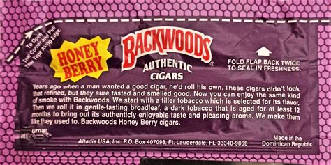 Backwoods Honey Berry - Buy cigarettes, cigars, rolling tobacco, pipe tobacco and save money