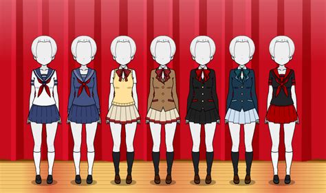 Akademi's School Uniforms | Yandere Simulator Fanon Wikia | FANDOM ...