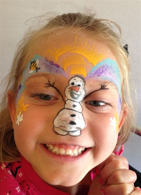 Frozen Face Painting Olaf Giggle Loopsy