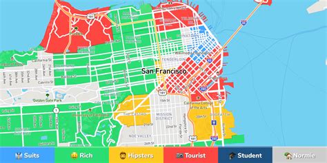 San Francisco Neighborhood Map