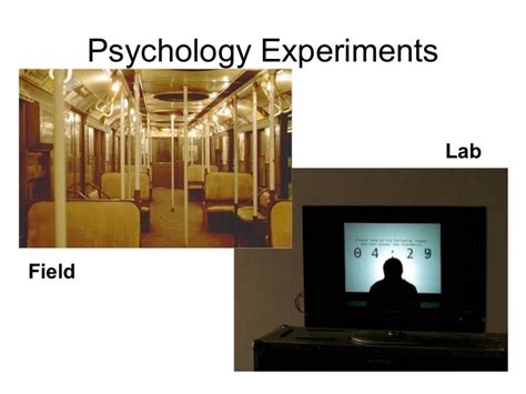 Psychology experiments