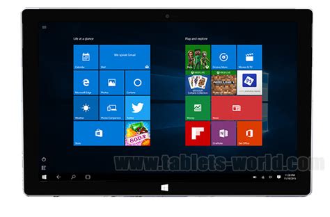 10.1 inch Intel CPU Windows 10 Tablet PC Office 2016 WiFi HDMI 64GB ...