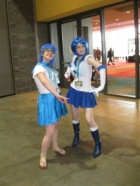 Sailor Mercury Cosplay · A Full Costume · Spray Painting, MakeUp ...