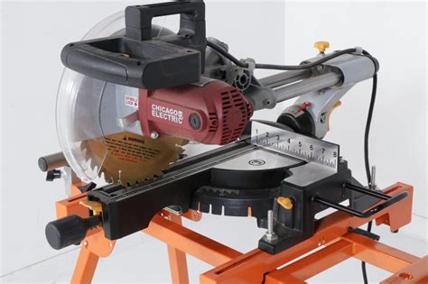 Chicago Electric 10-Inch Compound Miter Saw with Stand | EBTH