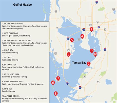 Tampa Bay Boating Map - Brigid Theodora