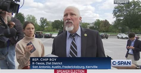 Rep. Chip Roy on Speaker Election | October 18, 2023 | C-SPAN.org