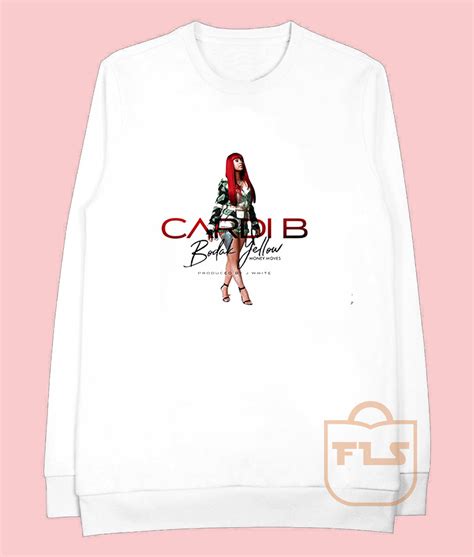 Cardi B Bodak Yellow Sweatshirt - FEROLOS.COM - Crewneck