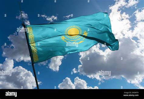 flag of kazakhstan Mass protests in Kazakhstan. flag of kazakhstan ...