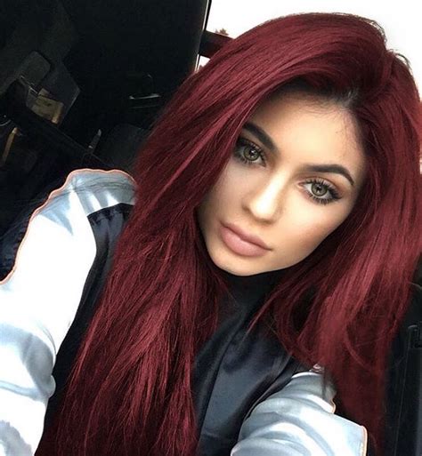 kylie jenner new red hair - France Hogg