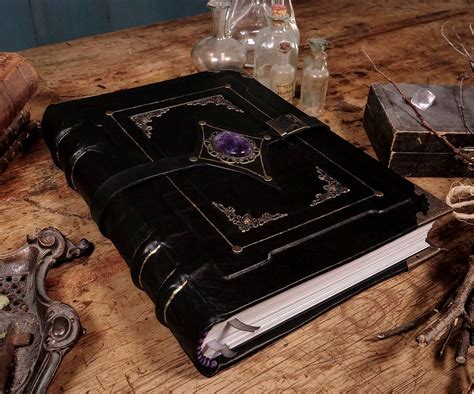 Black Magic Leather Grimoire - Bookbinding Tutorial : 17 Steps (with ...