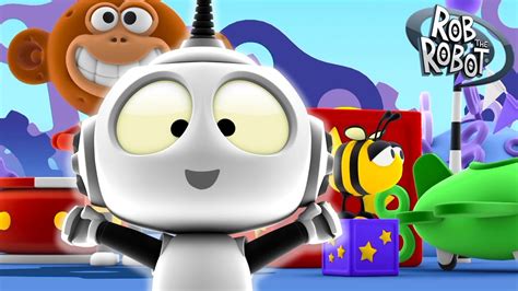 Rob's Adventure to Wind-Up Planet! 🪐 | Rob The Robot 🤖 | Preschool ...