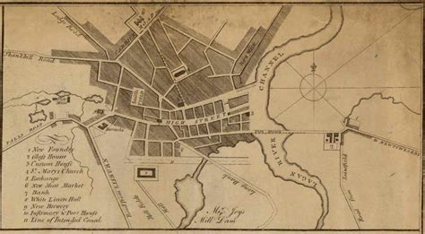 Map of Belfast, Northern Ireland, from 1798. Belfast Map, Belfast ...