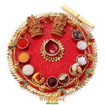 Diwali Puja Thali Decoration Ideas – How to decorate Diwali Pujan Thali ...