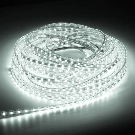 20m 5050 led smd outdoor waterproof flexible tape rope strip light xmas 220v Sale - Banggood.com